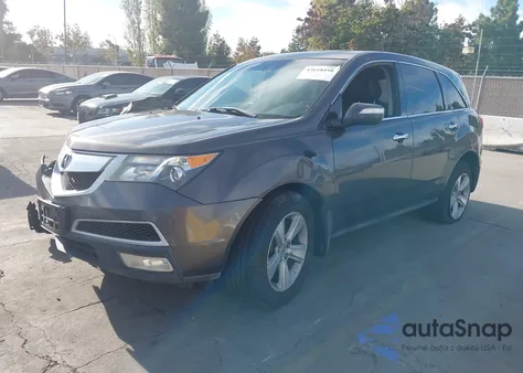 2010 Acura Mdx Technology Package from USA, damaged, VIN 2HNYD2H44AH517870